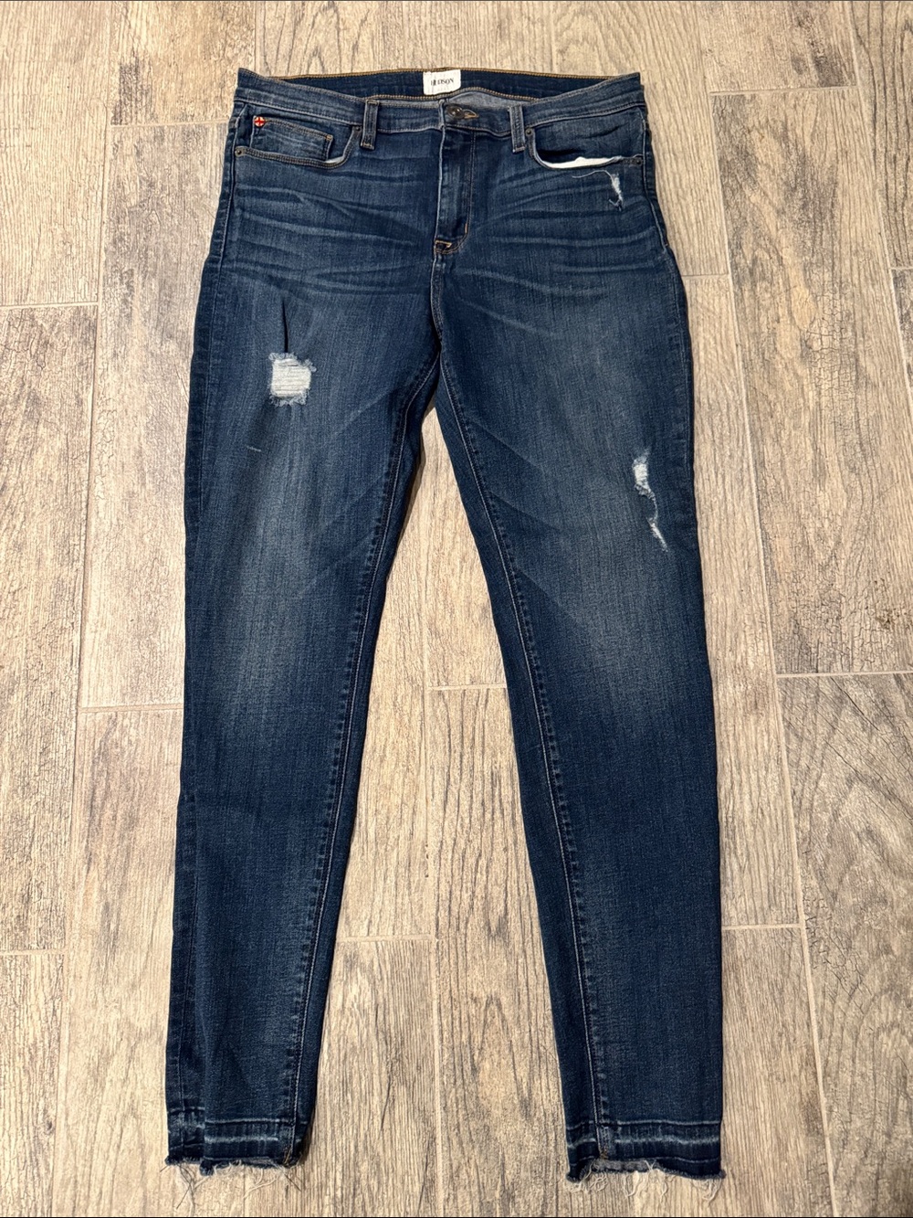Hudson Jeans Dark Indigo Skinny Jeans